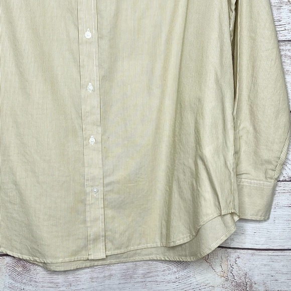 Everlane Women's 100% Cotton Striped Button Down Shirt Size 12 - Picture 6 of 6